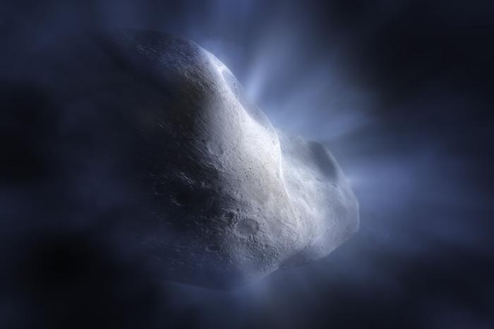 韋布望遠鏡在罕見彗星上發現水